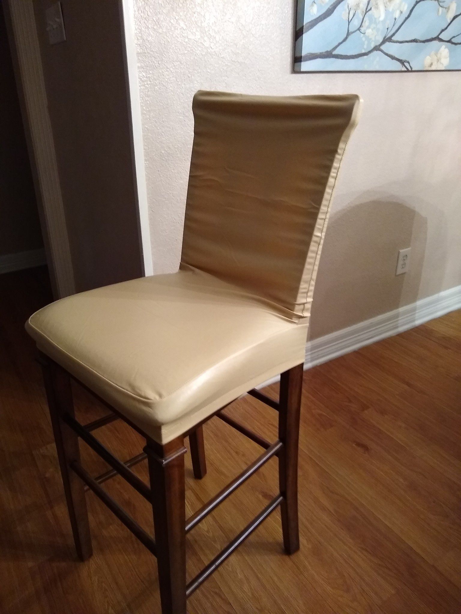 2 stretch slipcovers. (bar stool)
