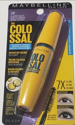 Maybelline Classic Black Mascara Waterproof 7X Volumen #241