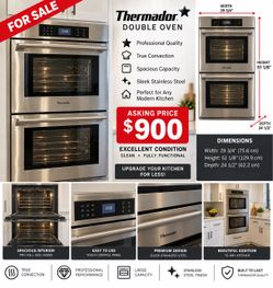 Thermador Double Wall Oven Stainless Steel