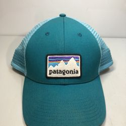 Patagonia Blue Trucker Cap Snapback hat