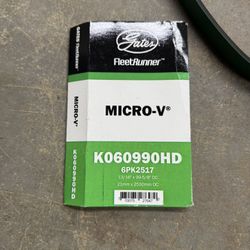 Gates Heavy Duty Micro V Serpentine Belt 