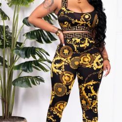 2pc  bra top & leggings set 