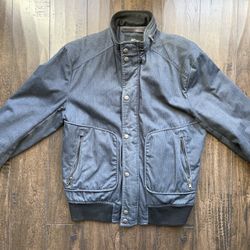 H&M Bomber Style Jacket Navy Size 36R