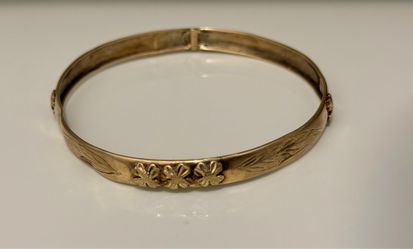 10 k bracelet band bangle yellow gold