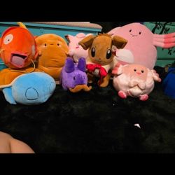 Pokemon plushies and more!