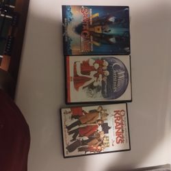 3 Christmas Movies DVDs:  White Christmas, Christmas With Kranks, And Santa The Movie