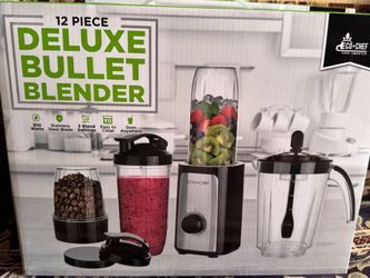 Eco+Chef 12-Piece Deluxe Bullet Blender