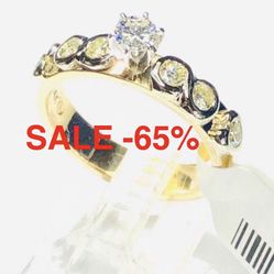 Diamond Ring Engagement / Anniversary Ring HAND MADE NEW NATURAL DIAMONDS 💎 Christmas 🎄 SALE -60% UNIQUE HEART AND ETERNITY SET DIAMONDS SALE -65%  