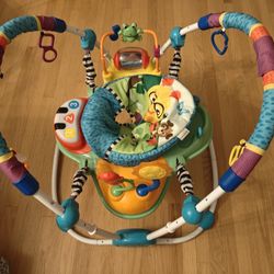 Baby Einstein Neighborhood Friends Activity Jumper with Lights and Music, 6 Months+, Max weight 25lbs., Unisex