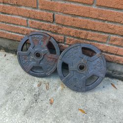 Twenty five pound weights