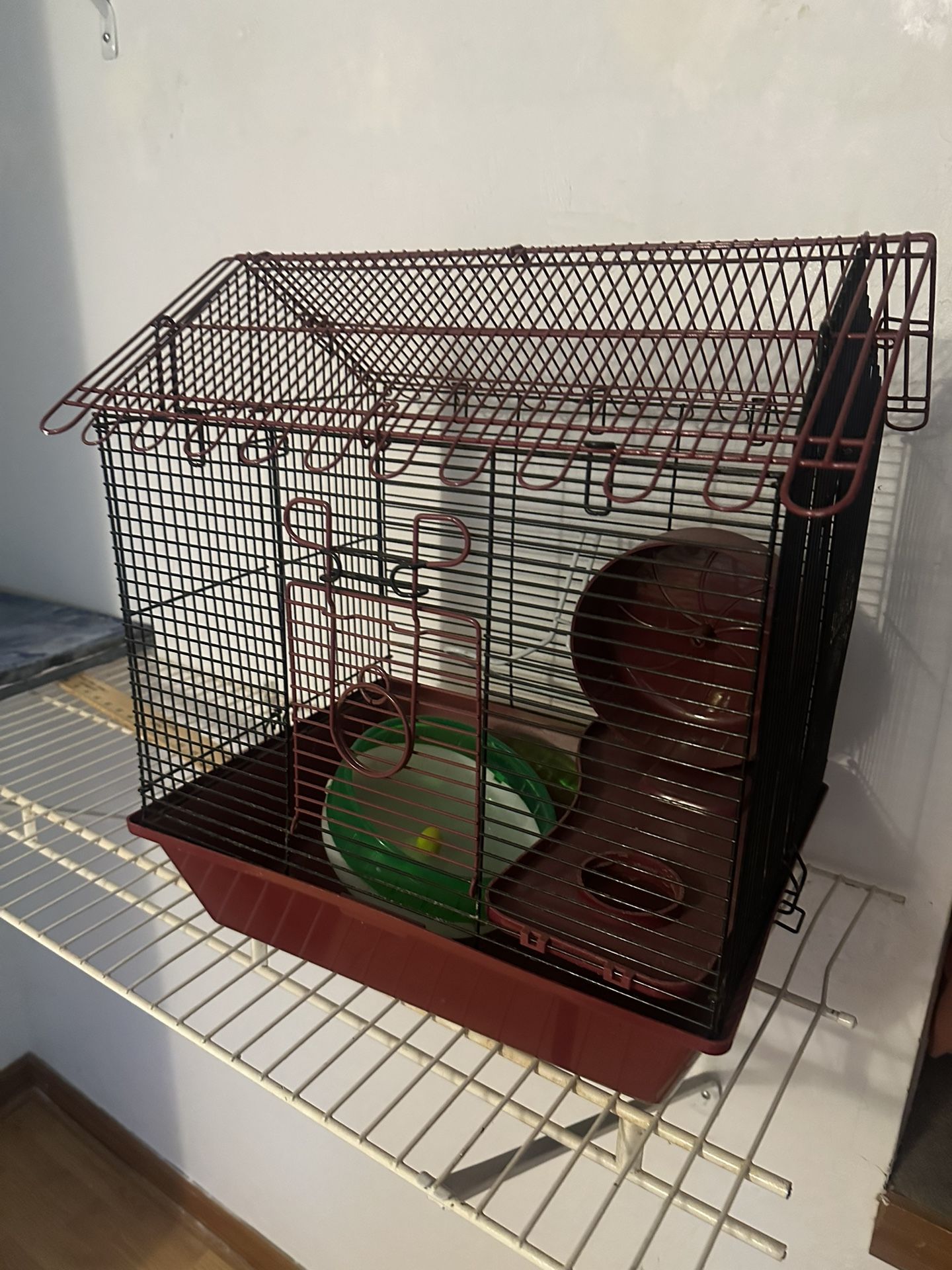 Hamster Cage, House, Water Bottle, Stuffs, goods