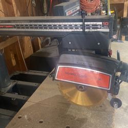 Craftsman 10 Inch Radial Saw