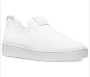 MK MICHAEL KORS Juno Knit Slip On -  NEW White - Size 9.5