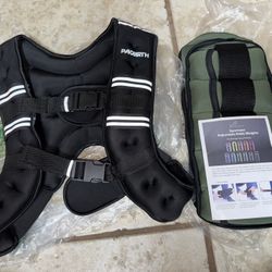 Waited Vest, And Ankle Weights 