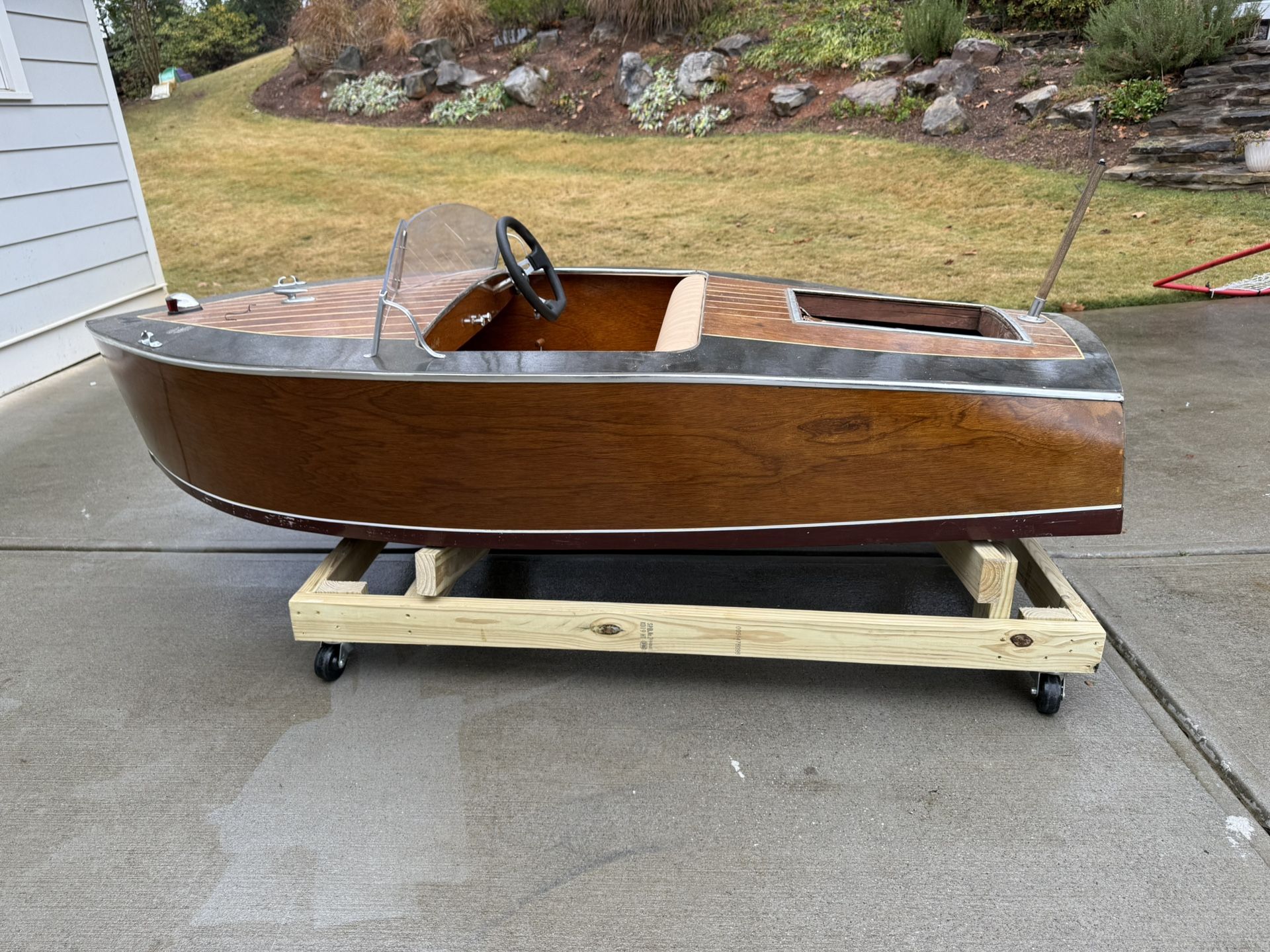 Electric KidCraft child boat