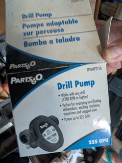 Parts2O Drill Pump 225 GPH