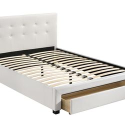 New Queen Size Bed W/storage & New Mattress 