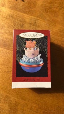 Vintage 1996 Hallmark ornament Jolly Wolly Ark