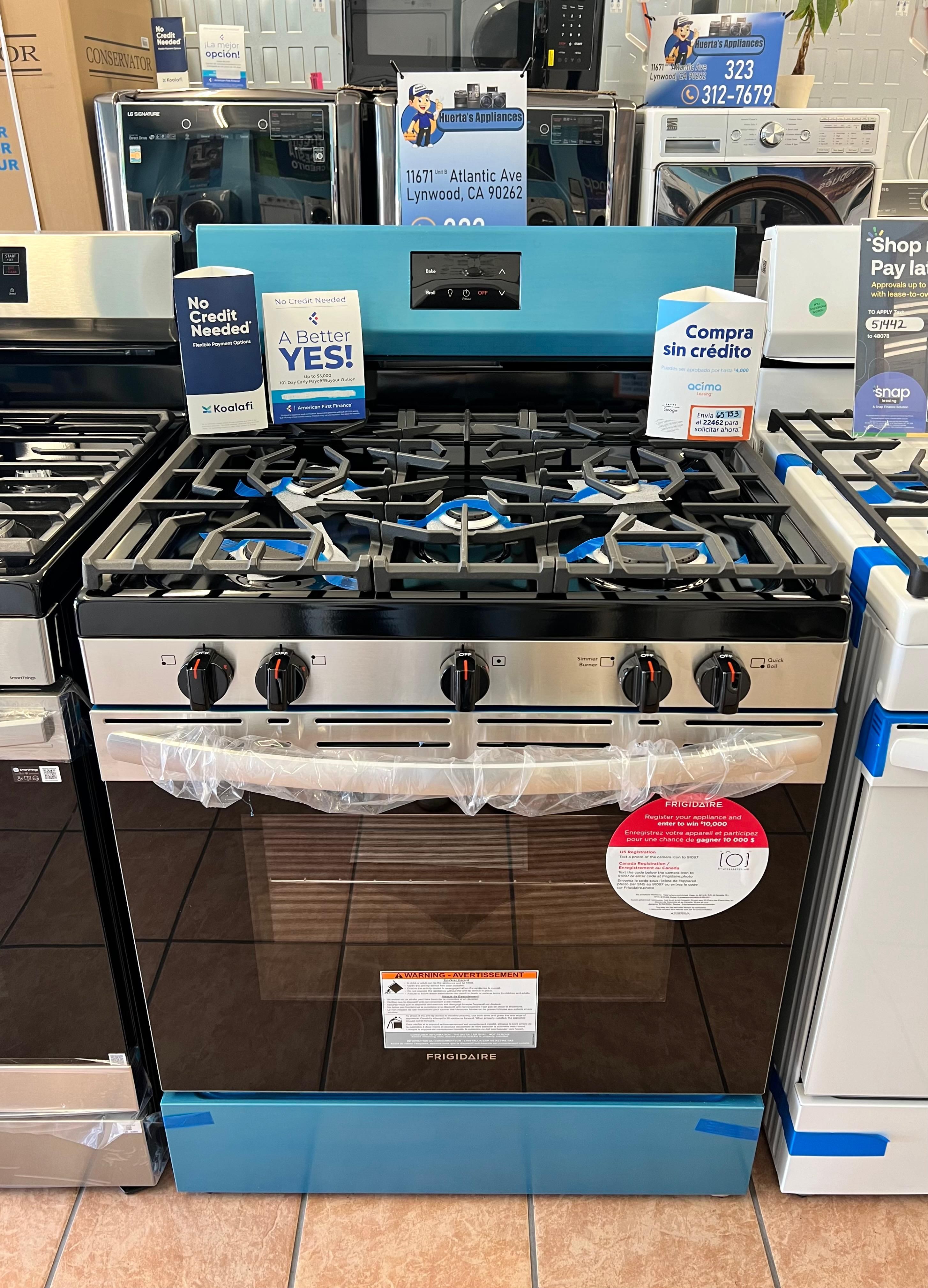 Frigidaire 5 Burner Gas Range Stainless Steel With Manufacturer Warranty