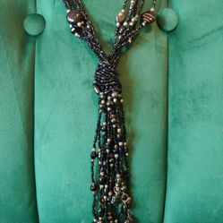 Long Knoted Necklace