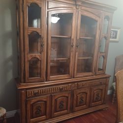 Hutch.  Solid Oak