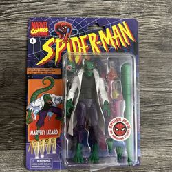 Marvel Legends Lizard Figure Retro Packaging Spider-Man