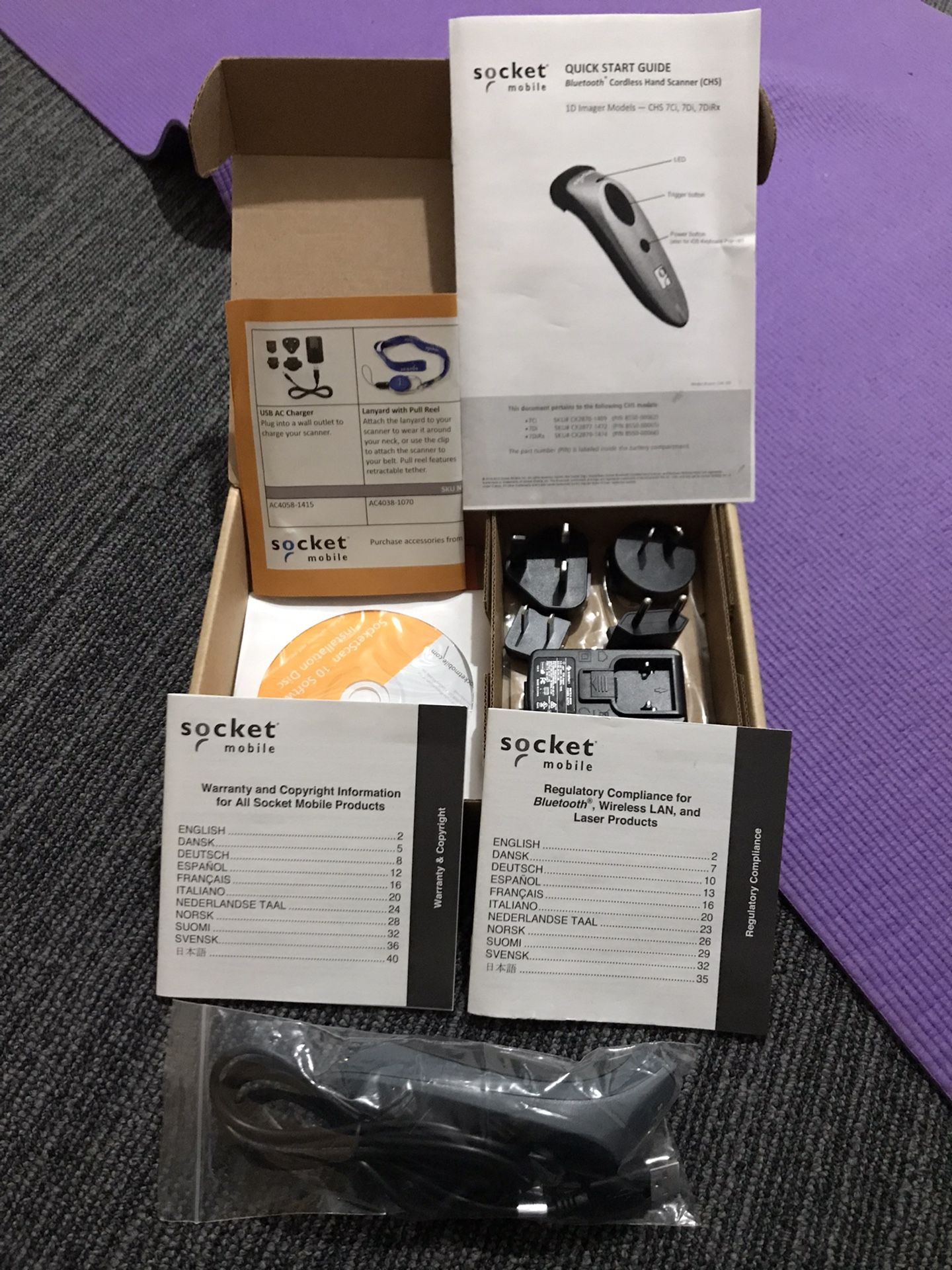 Socket Mobile CHS 7Ci Bluetooth 1D Imager Barcode Scanner