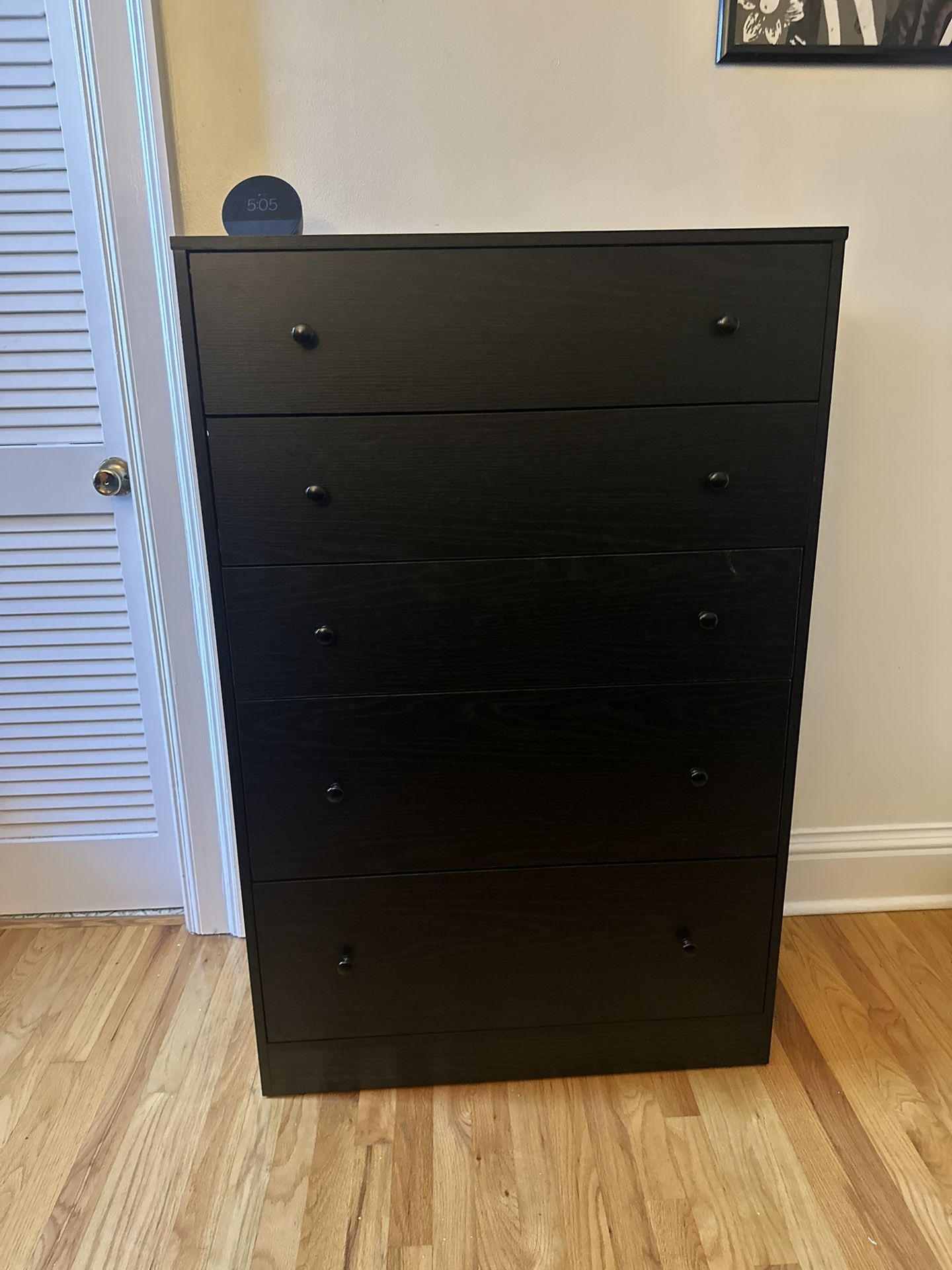 5 Drawer Dresser . Very Sturdy Got From Home Depot It’s Done Me Well