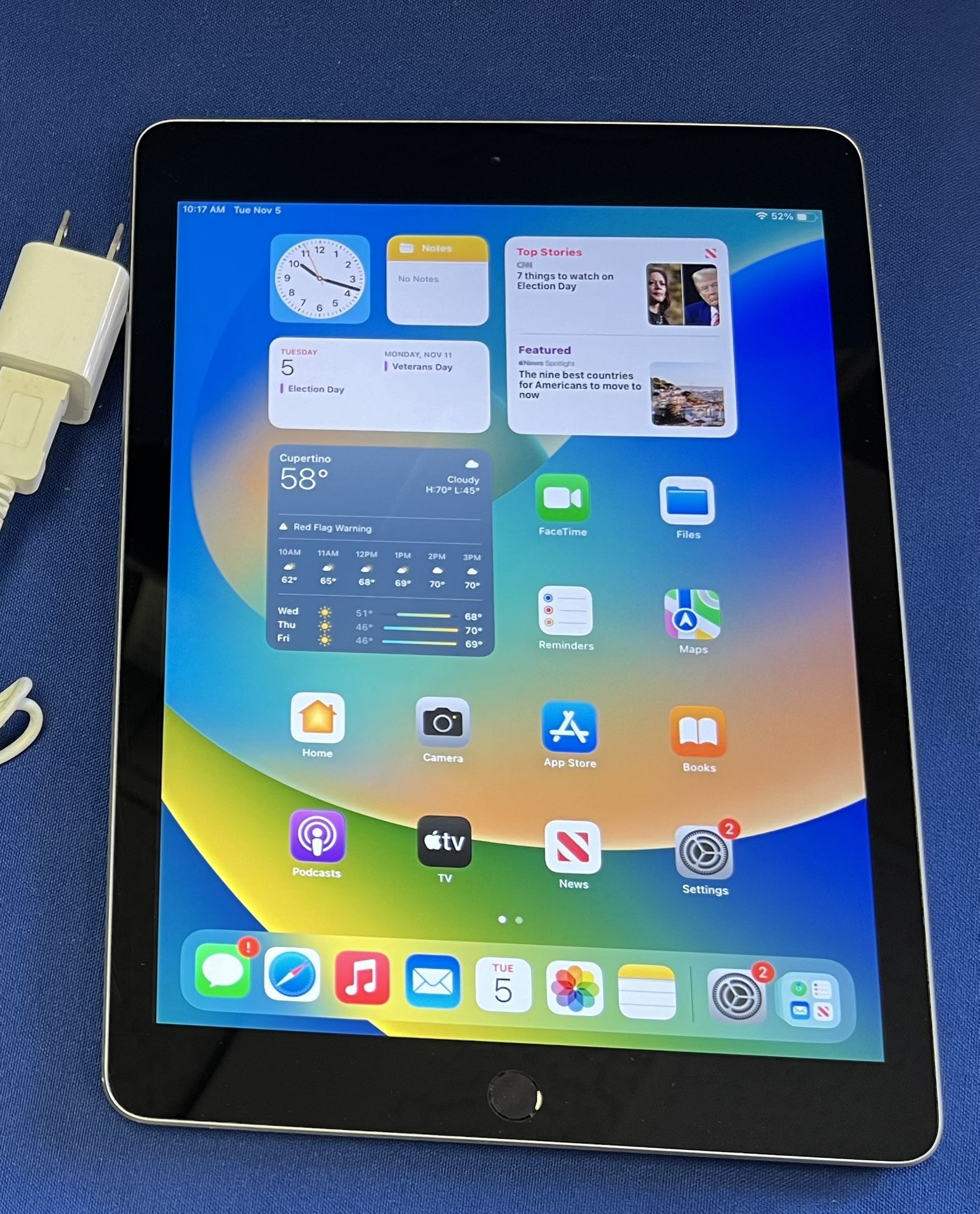 iPad 5th Gen 32 Gb - Os 16.7