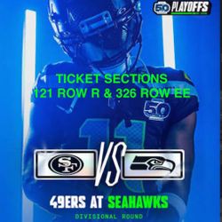 SEAHAWKS  PLAYOFFS!! (Sections 121 & 326)