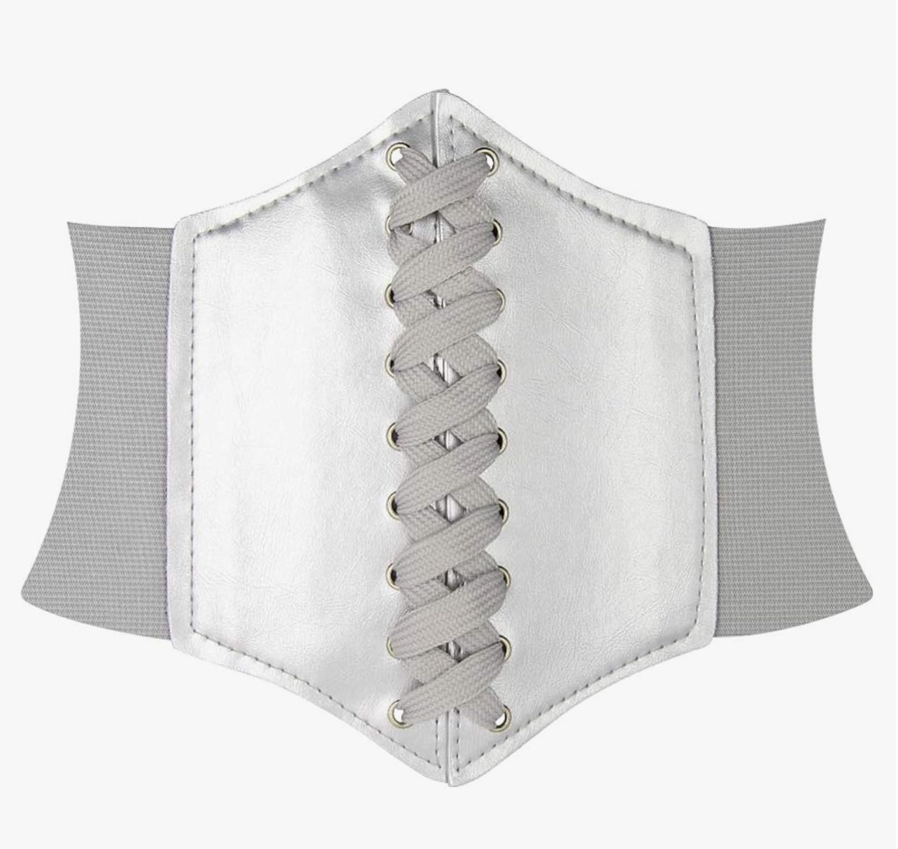 Silver Corset Belt 