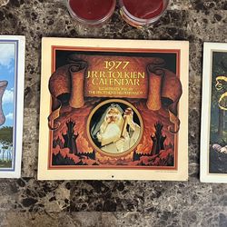 Set Of 70’s J.R.R Tolkien Calendars