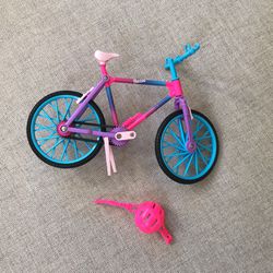 Barbie Bicycle & Helmet 