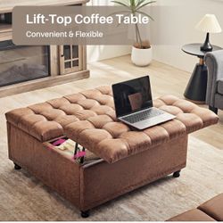 Brand New Square Ottoman Coffee Table 