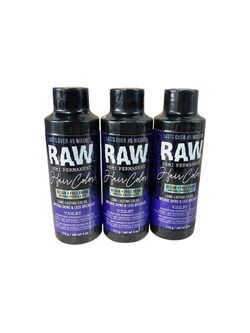 3x 4oz Bottles Raw Demi Permanent Hair Color Long Lasting Color