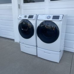 Washer and Electric Dryer