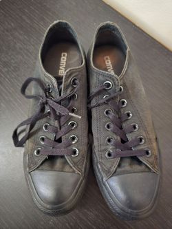All Black Converse