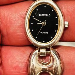 Japanese Sterling Silver 925 Gianello Watch It Needs Battery 