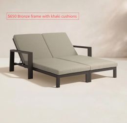 Aluminum Outdoor Chaise Lounge Set (2 Pieces)
