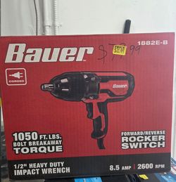 1/2" Heavy Duty Impact Wrench - Bauer