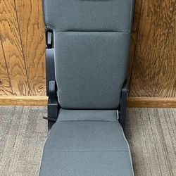 new Universal fit grey cloth folding truck van jump seat 15" wide f150 f250 promaster sprinter