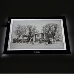 LitEnergy A4 LED Copy Board Light Tracing Box, Ultra-Thin Adjustable USB Power Artcraft LED Trace Light Pad for Tattoo Transferring, Drawing, Streamin