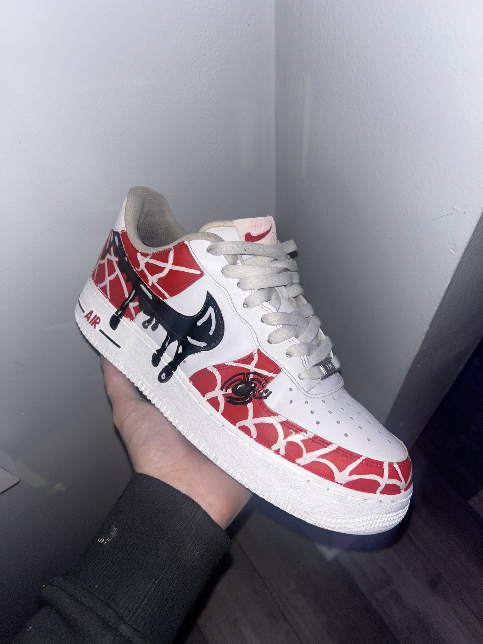 Custom Air Force 1(Spider Man),All Products : American Fashion Style Bags On Sale
