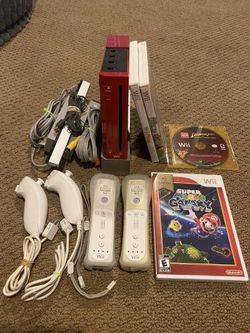 Limited edition red wii Mario bundle