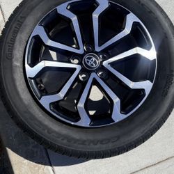 Tire and wheel