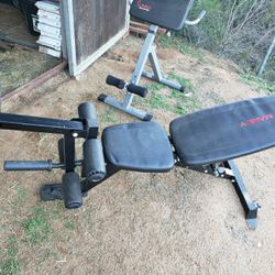 Weight Bench Set And Punching Bag