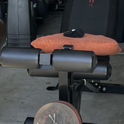 Marcy Deluxe Utility Weight Bench - Red/Black