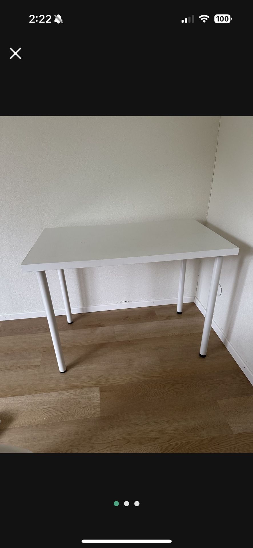 Rectangular Table, Computer Desk, White