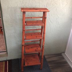 Bamboo Ladder Shelves 