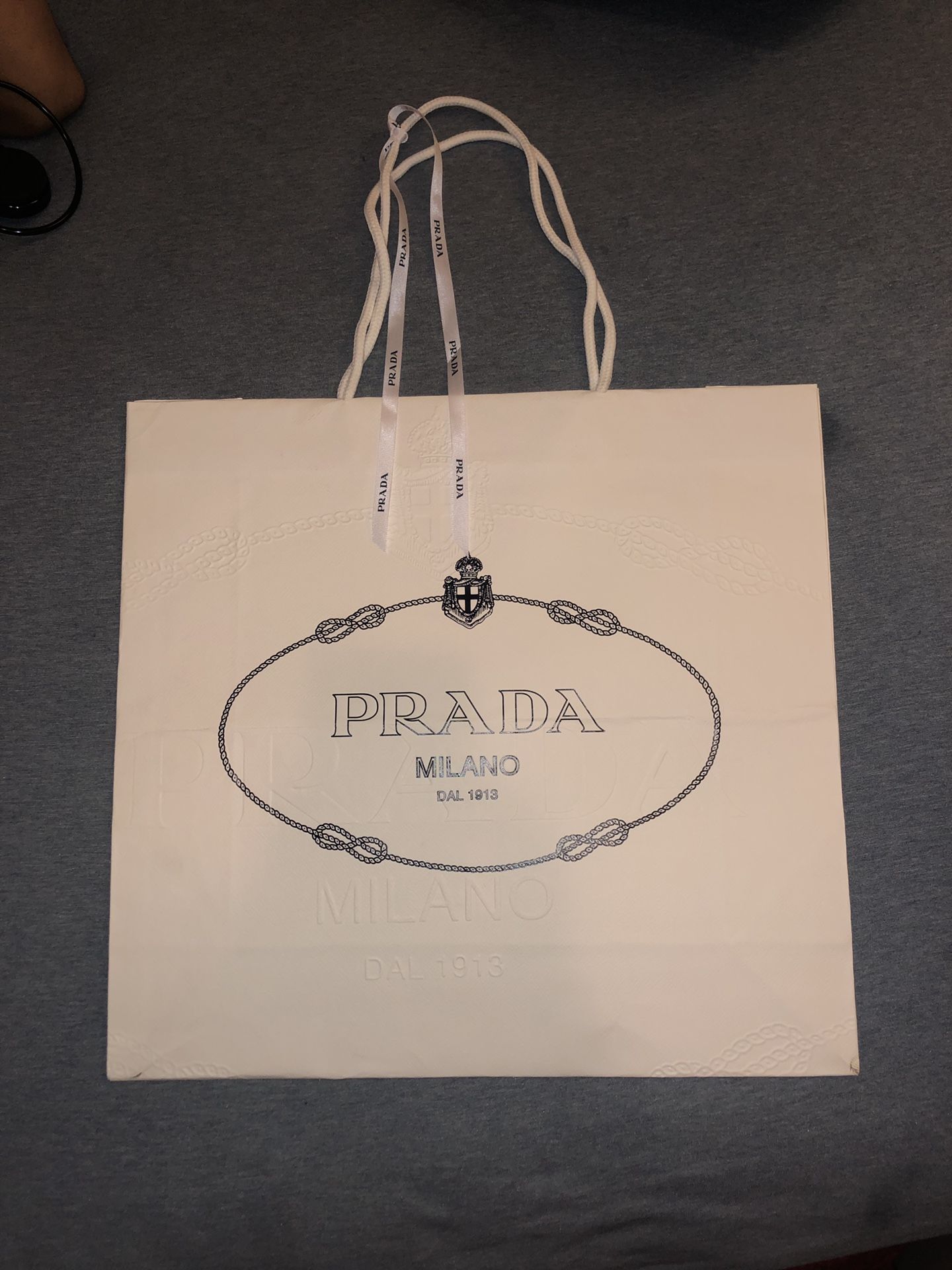 PRADA MILANO Shopping Bag + Ribbon for Sale in New York, NY - OfferUp